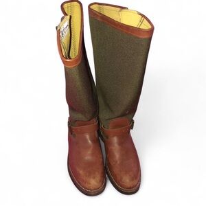 Chippewa Tan and Brown Leather Boots